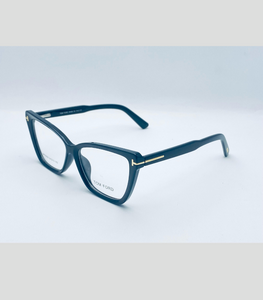 🕶️ Product Title: Tom Ford Inspired Cat-Eye Eyeglass Frames – Unisex Stylish Optical Glasses (Multiple Colors)
