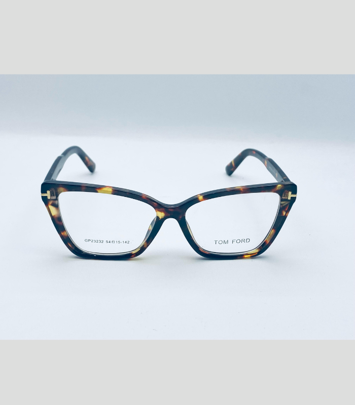 🕶️ Product Title: Tom Ford Inspired Cat-Eye Eyeglass Frames – Unisex Stylish Optical Glasses (Multiple Colors)