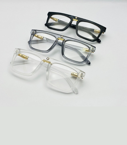 Versace-Inspired Gold Accent Eyeglasses – Bold Luxury in Every Detail